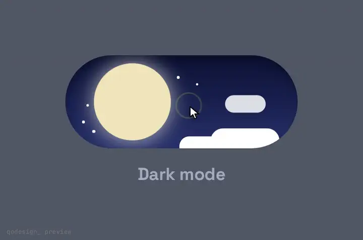 Day / Night Toggle, animated preview